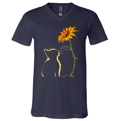 Cat T, You Are My Sunshine , Cute Cat V-Neck T-Shirt