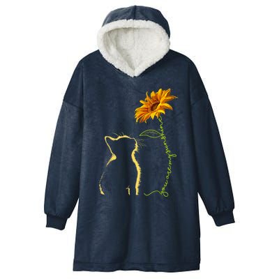 Cat T, You Are My Sunshine , Cute Cat Hooded Wearable Blanket