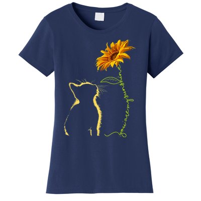 Cat T, You Are My Sunshine , Cute Cat Women's T-Shirt