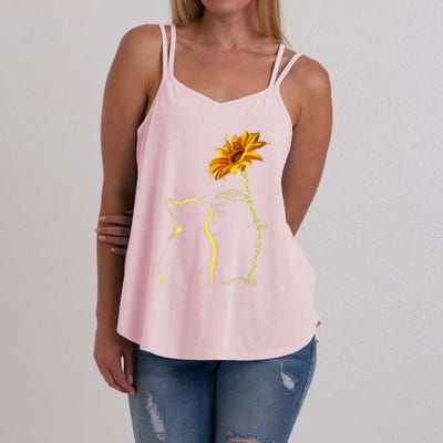 Cat T, You Are My Sunshine , Cute Cat Women's Strappy Tank