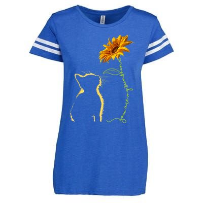 Cat T, You Are My Sunshine , Cute Cat Enza Ladies Jersey Football T-Shirt