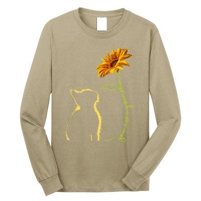 Cat T, You Are My Sunshine , Cute Cat Long Sleeve Shirt