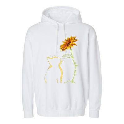 Cat T, You Are My Sunshine , Cute Cat Garment-Dyed Fleece Hoodie