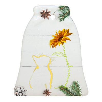 Cat T, You Are My Sunshine , Cute Cat Ceramic Bell Ornament