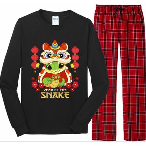 Celebrate The Year Of The Snake 2025 Chinese New Year Long Sleeve Pajama Set