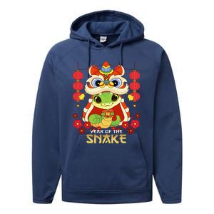 Celebrate The Year Of The Snake 2025 Chinese New Year Performance Fleece Hoodie