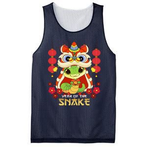 Celebrate The Year Of The Snake 2025 Chinese New Year Mesh Reversible Basketball Jersey Tank