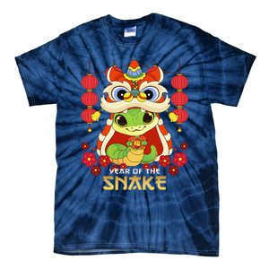 Celebrate The Year Of The Snake 2025 Chinese New Year Tie-Dye T-Shirt