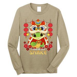 Celebrate The Year Of The Snake 2025 Chinese New Year Long Sleeve Shirt