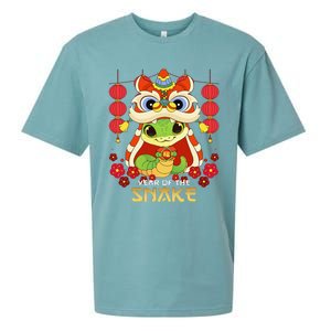 Celebrate The Year Of The Snake 2025 Chinese New Year Sueded Cloud Jersey T-Shirt