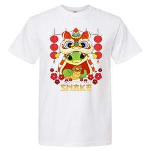 Celebrate The Year Of The Snake 2025 Chinese New Year Garment-Dyed Heavyweight T-Shirt