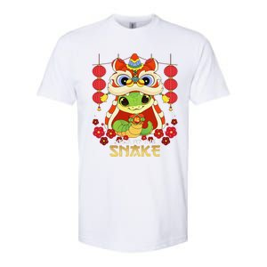 Celebrate The Year Of The Snake 2025 Chinese New Year Softstyle CVC T-Shirt