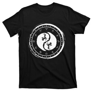 Capricorn Tenth Zodiac Sign Yin Yang Funny T-Shirt