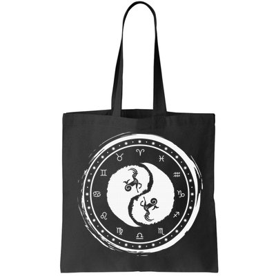 Capricorn Tenth Zodiac Sign Yin Yang Funny Bag