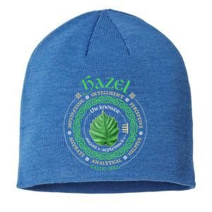 Celtic Tree Zodiac Druid Ogham Astrology Hazel Gift Sustainable Beanie