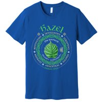 Celtic Tree Zodiac Druid Ogham Astrology Hazel Gift Premium T-Shirt