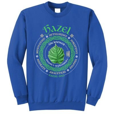 Celtic Tree Zodiac Druid Ogham Astrology Hazel Gift Tall Sweatshirt