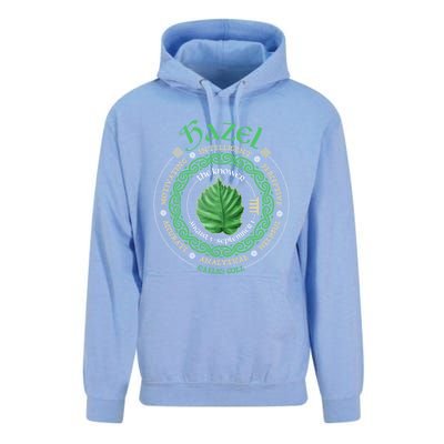 Celtic Tree Zodiac Druid Ogham Astrology Hazel Gift Unisex Surf Hoodie