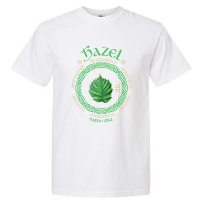 Celtic Tree Zodiac Druid Ogham Astrology Hazel Gift Garment-Dyed Heavyweight T-Shirt