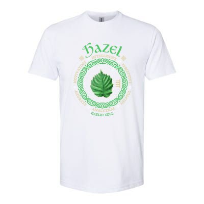 Celtic Tree Zodiac Druid Ogham Astrology Hazel Gift Softstyle CVC T-Shirt