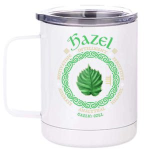 Celtic Tree Zodiac Druid Ogham Astrology Hazel Gift 12 oz Stainless Steel Tumbler Cup