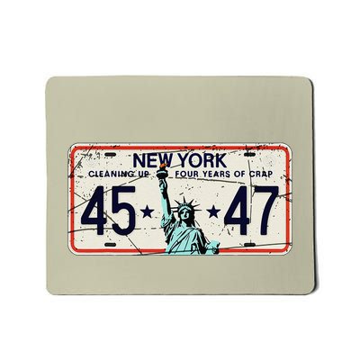 Cleaning Up 4 Years Of Crap Funny Ny Garbage License Plate Mousepad