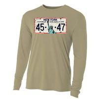 Cleaning Up 4 Years Of Crap Funny Ny Garbage License Plate Cooling Performance Long Sleeve Crew