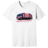 Cleaning Up 4 Years Of Crap Vote Trump 2024 Election Garbage Premium T-Shirt