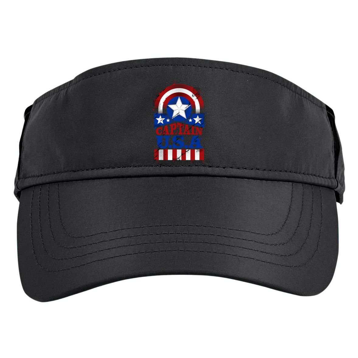 Captain USA American Flag Adult Drive Performance Visor
