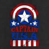 Captain USA American Flag Adult Drive Performance Visor