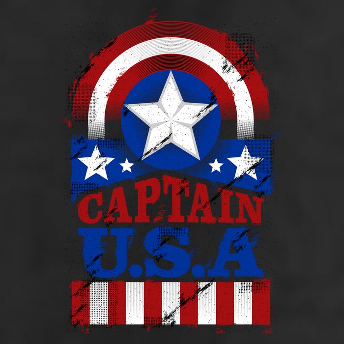 Captain USA American Flag Adult Drive Performance Visor