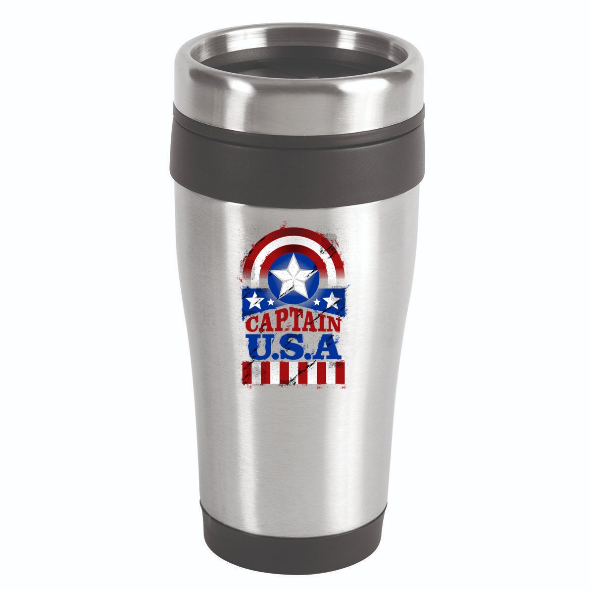 Captain USA American Flag 16oz Travel Tumbler