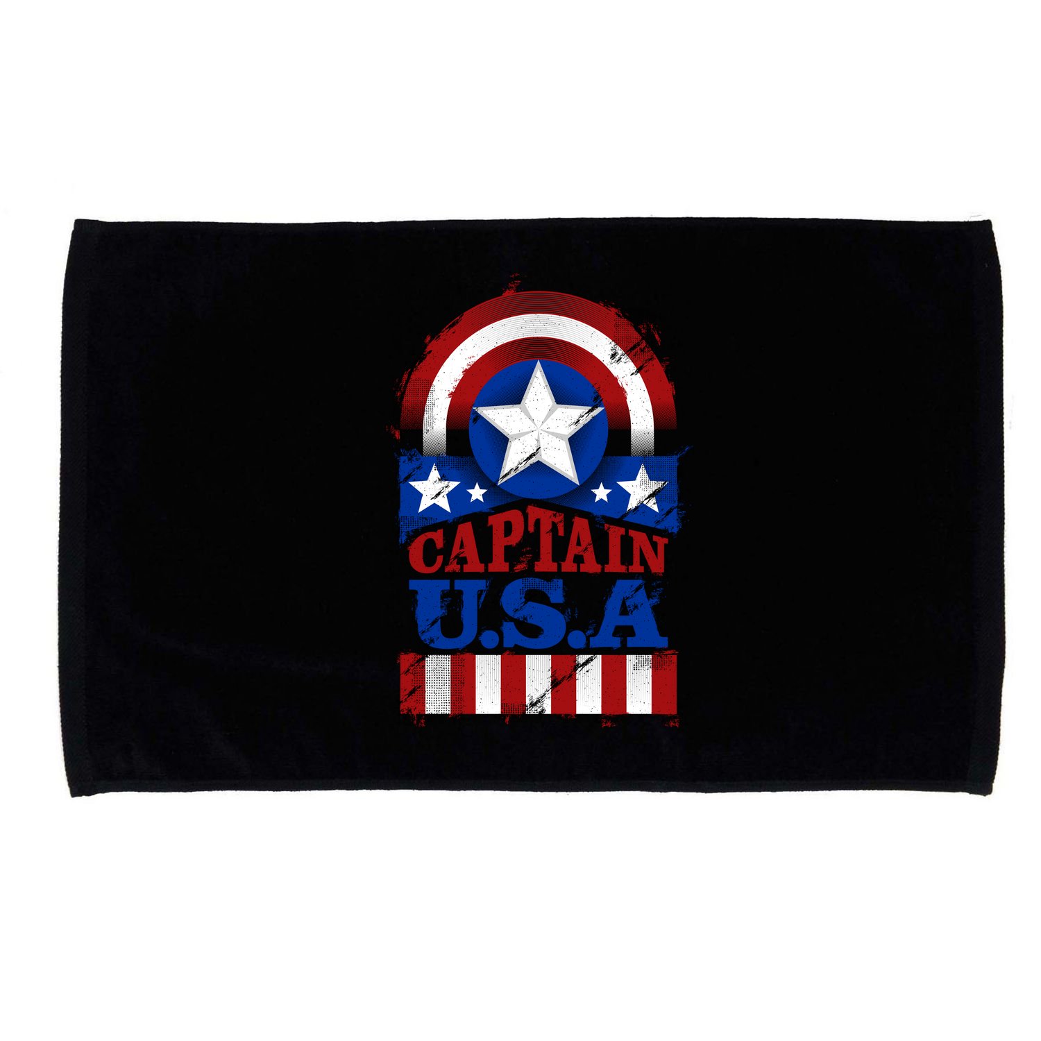 Captain USA American Flag Microfiber Hand Towel