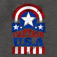 Captain USA American Flag Vector Backpack