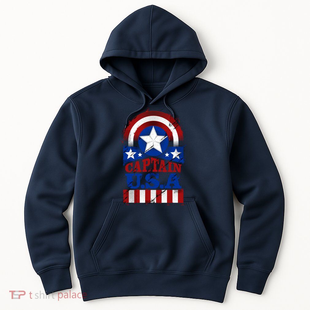 Captain USA American Flag Hoodie