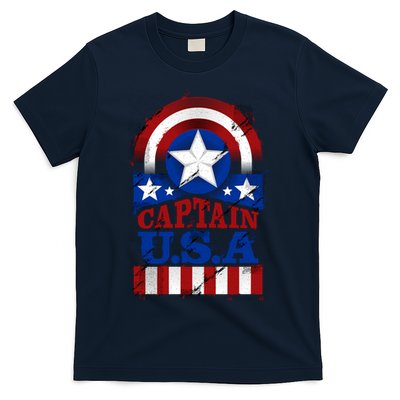 Captain USA American Flag T-Shirt