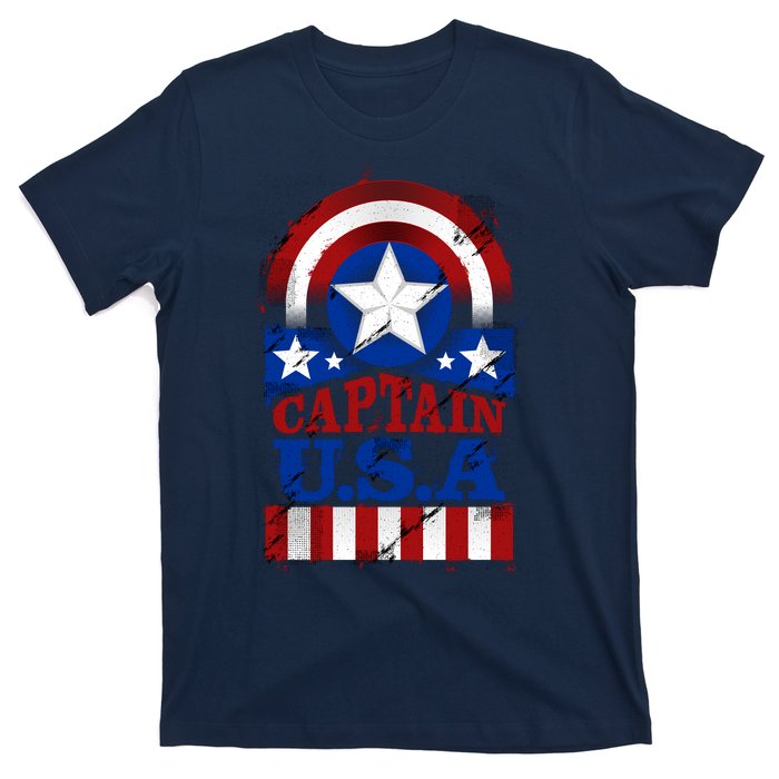 Captain USA American Flag T-Shirt