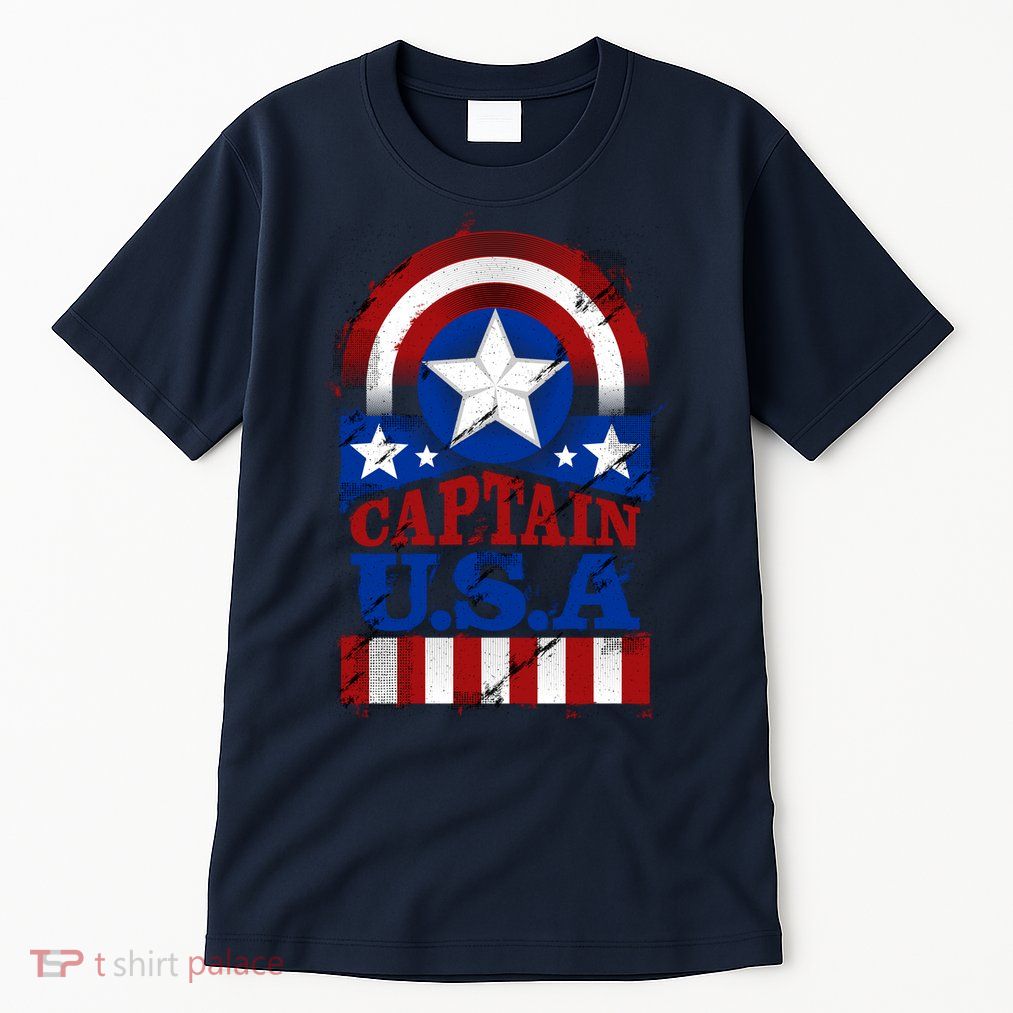 Captain USA American Flag Tall T-Shirt