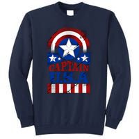 Captain USA American Flag Tall Sweatshirt