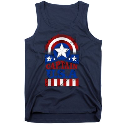 Captain USA American Flag Tank Top