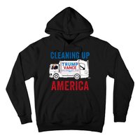 Cleaning Up America Maga Garbage Truck Trump 2024 Hoodie