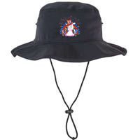 Cute Unicorn American Flag Rainbow Indepedence Day July 4th Gift Bucket Hat