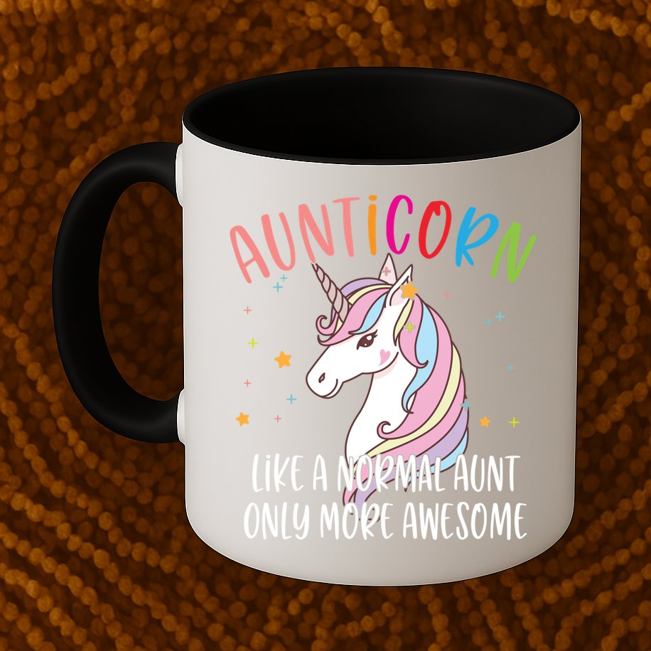 Cute Unicorn Aunticorn Like A Normal Aunt Only More Awesome Meaningful Gift Mug