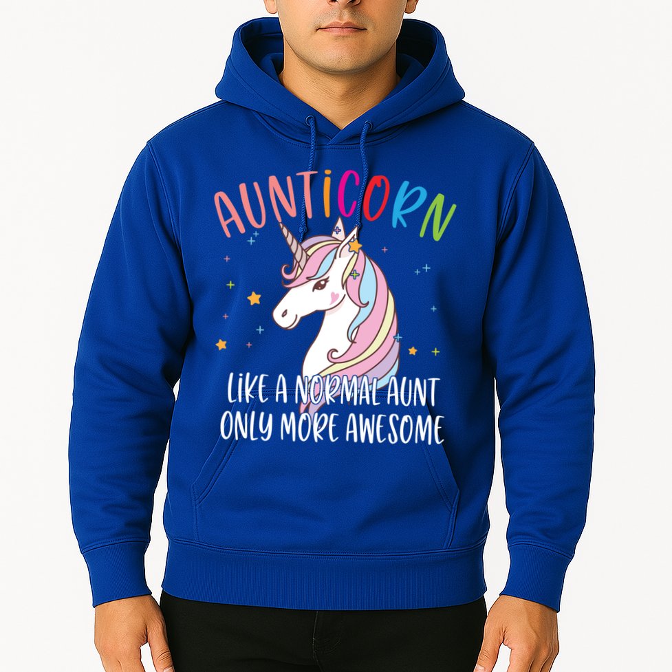 Cute Unicorn Aunticorn Like A Normal Aunt Only More Awesome Meaningful Gift Hoodie
