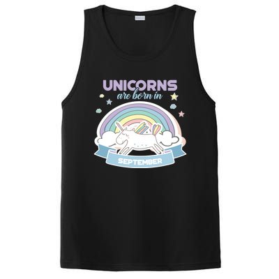 Cute Unicorns Are Born In September Meaningful Gift PosiCharge Competitor Tank