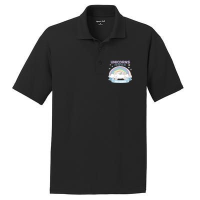 Cute Unicorns Are Born In September Meaningful Gift PosiCharge RacerMesh Polo