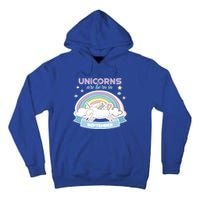 Cute Unicorns Are Born In September Meaningful Gift Tall Hoodie