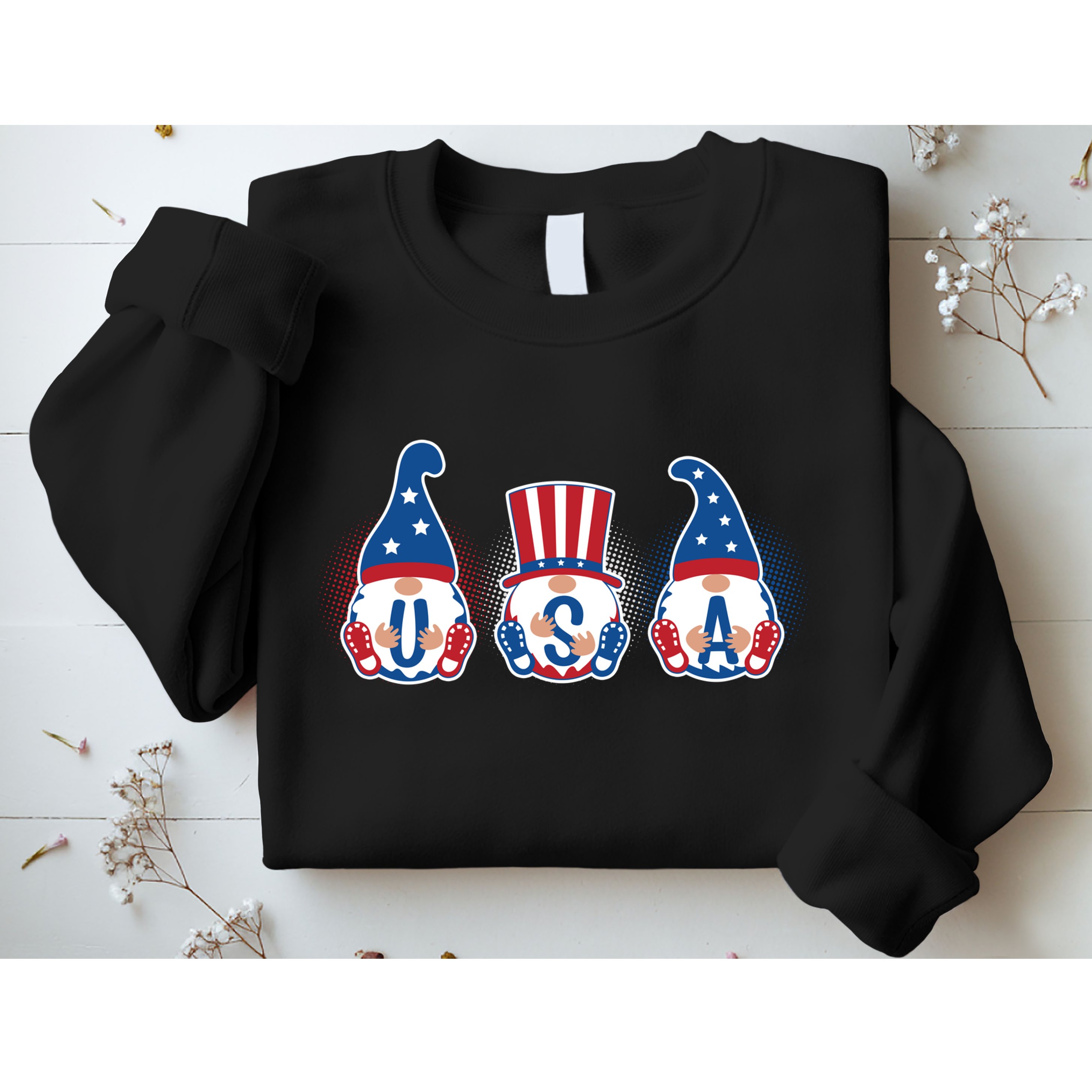 Cute USA American Gnomes Sweatshirt