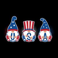 Cute USA American Gnomes Sweatshirt