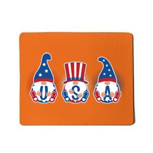 Cute USA American Gnomes Mousepad